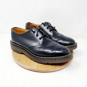 Dr Martens Shoes Womens 5 Black Leather Lace Up England Oxford Punk Goth Creeper